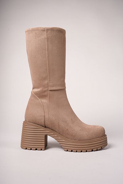 Riccon Henelra Γυναικείες Μπότες 0012270 Mink Suede