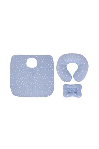 Sevi Bebe 3'lü Emzirme Seti - Mavi Yıldız