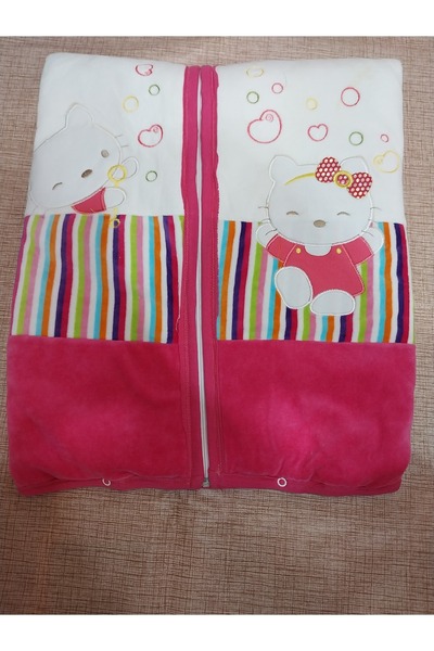 Terry Kadife Elyaflı Çıtçıtlı Fermuarlı Battaniye