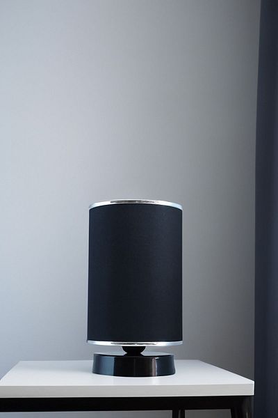 Eslight Black Animon Cylinder Design Table Lamp - Lampshade E701