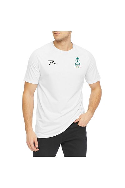 raru Velox White - Προσαρμοσμένο μπλουζάκι Saudi Games