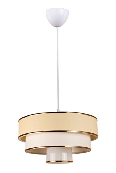 Eslight MYK Spor Sarkıt Tekli Avize Krem-Beyaz EM73