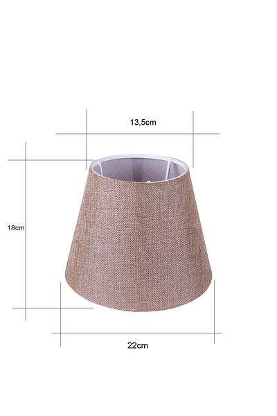 Eslight غطاء مصباح باللون البيج الداكن - EA64