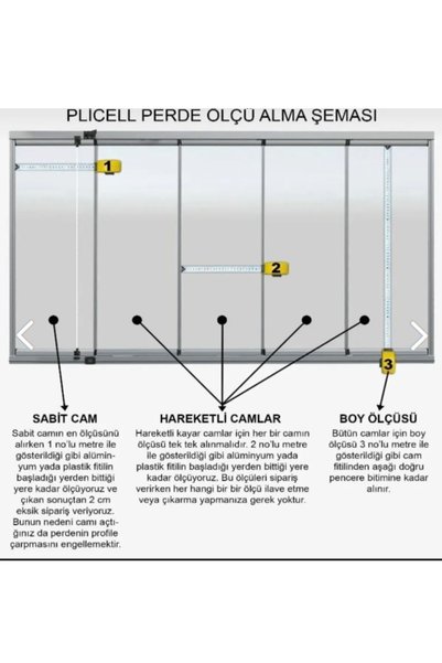 YAZAR HOME Gece Gündüz Katlanabilir Cam Balkon Plise Perde Kül Grisi