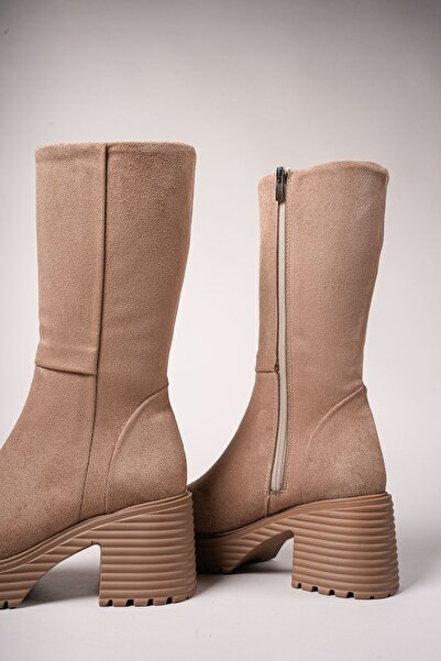 Riccon Dámské kozačky Henelra 0012270 Norkový semiš