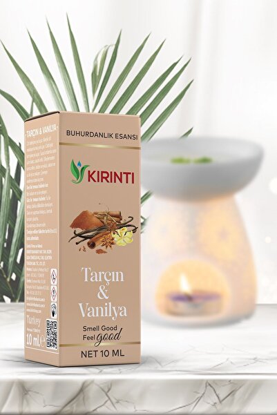 KIRINTI 2000 Tarçın & Vanilya Kokulu Buhurdanlık Esansı 10 Ml