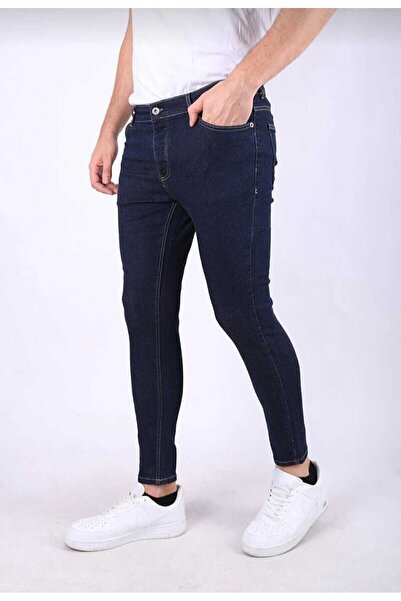 KOT GALERİA Ανδρικό μπλε τζιν με λεπτή εφαρμογή