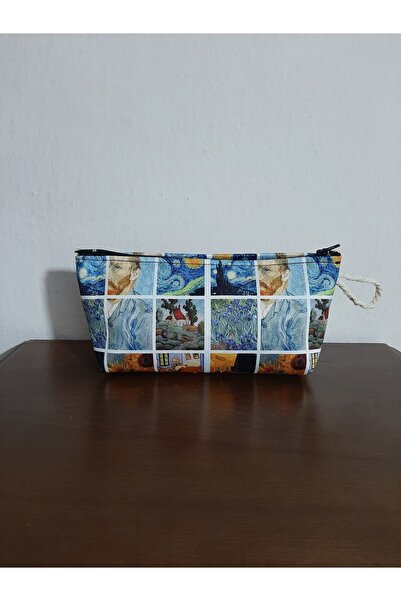 owl bag حامل أقلام بتصميم فان جوخ - حقيبة مكياج