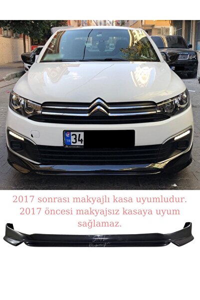 SML Dizayn Citroen C Elysee Makyajlı Ön Ek 2018 Ve Sonrası Plastik Citröen C-...