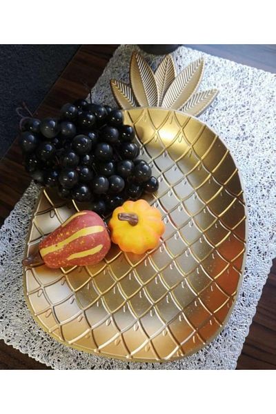 Decorland Decorative Pineapple Patterned Presentation Tray