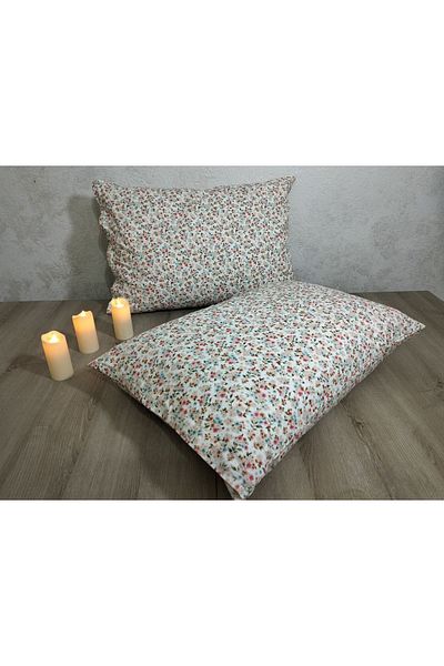Butik قطعتان من غطاء وسادة بوبلين قطن 100%