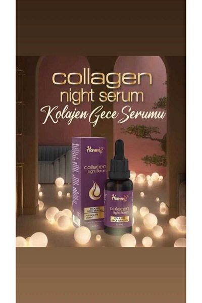 Homm Bitkisel Homm Life Collagen Night Serum 30 ml for All Skin Types