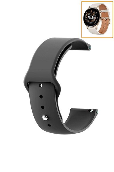 Nezih Case حزام ساعة Huawei Watch GT 3 الأنيق مقاس 42 مم متوافق مع حزام سيليكون ناعم الملمس مقاس 20 مم