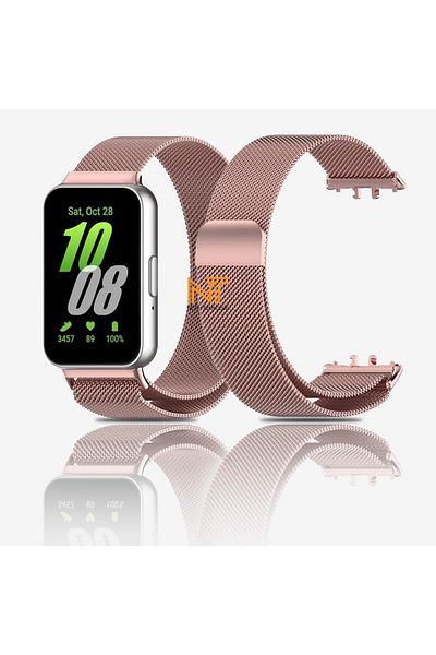Nezih Case سلك معدني متوافق مع تصميم Milanes من نسيج شبكي لهاتف Samsung Galaxy Fit 3