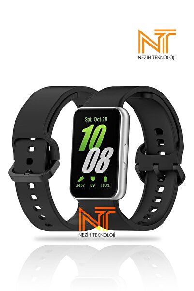 Nezih Case Samsung Galaxy Fit 3 Uyumlu Tasarım Sport Yumuşak Jel Silikon Kordon