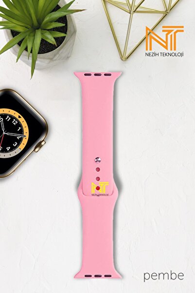 Nezih Case Apple Watch Series 2/3/4/5/6/7/8/9/Se/Ultra 42-44-45-49mm Compatible A+ Quality Soft Silicone Sports Band