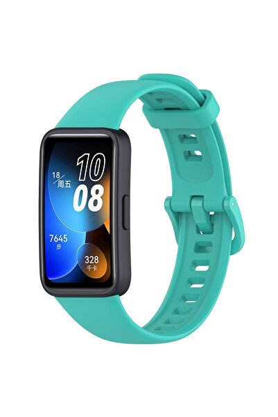 Nezih Case Huawei Band 8/9/10 Uyumlu A Kalite Yumuşak Jel Silikon Kordon Turkuaz