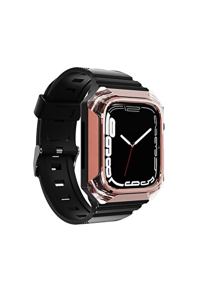 Nezih Case Apple Watch 2/3/4/5/6/7/8/se/ultra 42mm 44mm 45mm Uyumlu Kasa Koru...