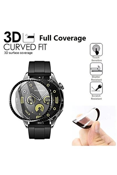 Nezih Case Huawei Watch GT4 46mm Compatible Strengthened PPMA Pet Screen Protector