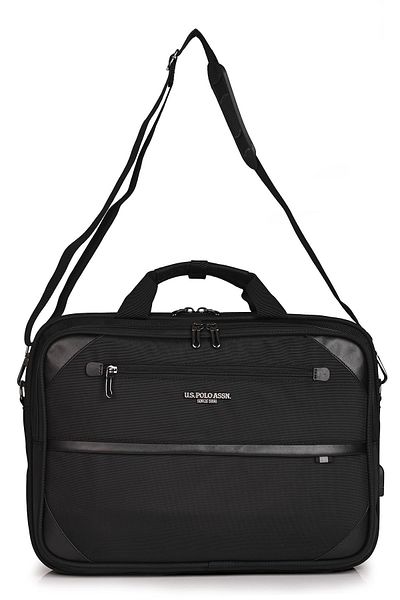 U.S. Polo Assn. U.S. Polo Assn. Plevryd2351 - Servietă neagră unisex