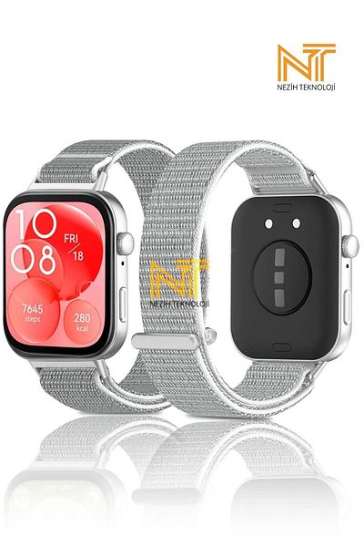 Nezih Case ساعة Huawei Watch Fit 3 / Fit 4 / Fit 4 Pro متوافقة مع إطلاق عالي الجودة من النايلون المنسوج من النايلون