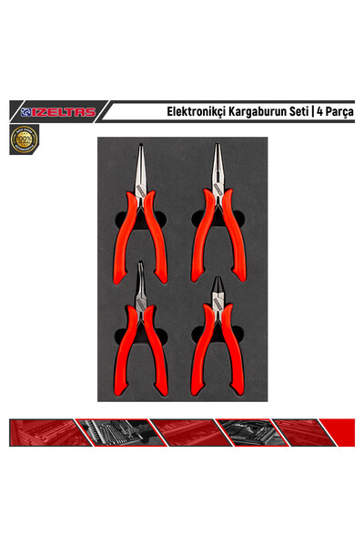 İzeltaş Elektronikçi Kargaburun Seti | 4 Parça