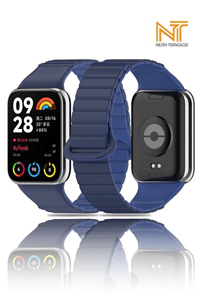 Nezih Case Xiaomi Redmi Watch 4 / 5 / 6 / Band 8 Pro / Uyumlu Suni Deri Çift ...