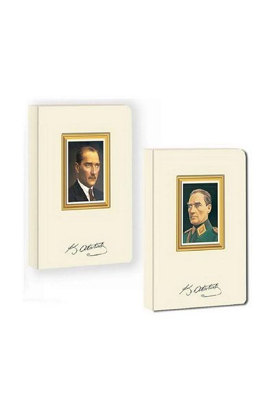 KESKİN COLOR Ataturk 14x20 80 de coli Caiet cu linii - Copertă rigidă Kpk