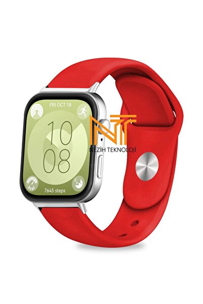 Nezih Case Huawei Watch Fit 3 / Fit 4 / Fit 4 Pro Uyumlu A Kalite Yumuşak Sil...