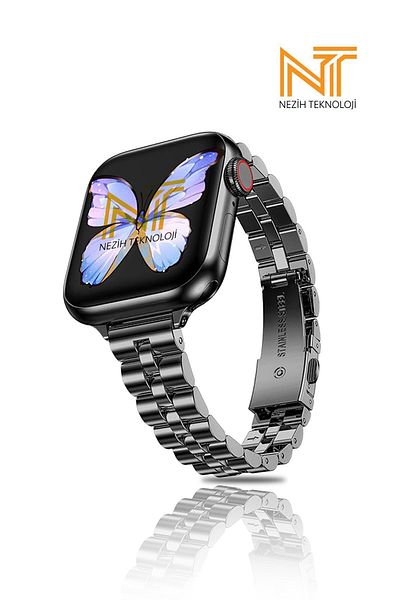 Nezih Case Apple Watch Seri 2 3 4 5 6 7 8 9 se 38mm 40mm 41mm Uyumlu nce Rolex Tasar m Kordon Fiyat Yorumlar Trendyol