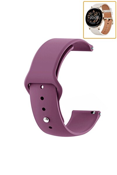 Nezih Case Huawei Watch Gt 3 Elegant 42mm Uyumlu Yumuşak Dokulu 20mm Silikon ...