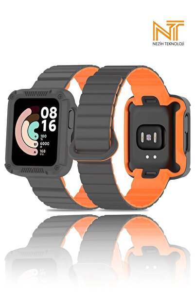 Nezih Case Xiaomi Redmi Watch 2 Lite / Mi Watch Lite Uyumlu 360 Tank Kasa Koruyucu ve Kordon