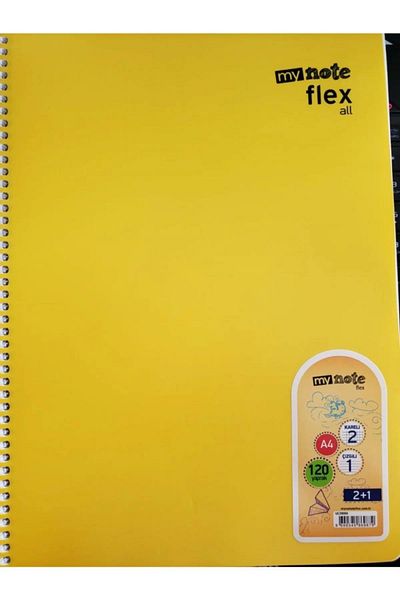 Mynote Notebook Flex 2 1 Sep. A4 120 Sheets