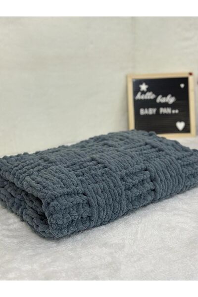 Alize Puffy El Örgüsü Bebek Battaniyesi