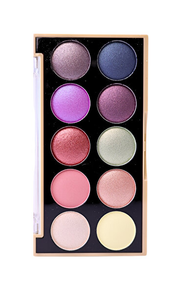 Lesvip's Mat & sedefli 10 renkli göz farı paleti