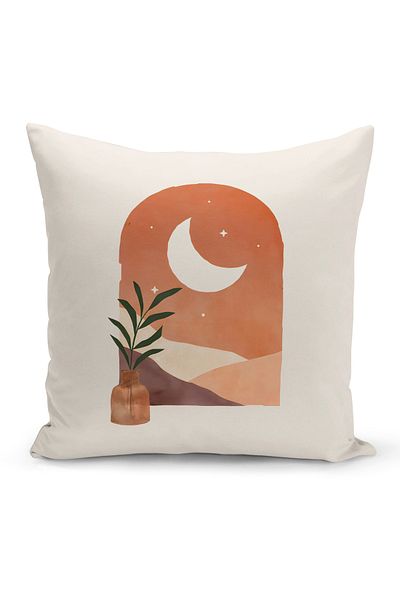 Bertille Home Σειρά Minimalist Digital Printed Κάλυμμα μαξιλαριού διπλής όψης