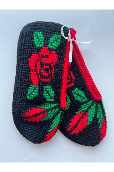 Şatilli Handmade patik el örgüsü tunus işi patik çeyizlik patik hediyelik gelin patiği