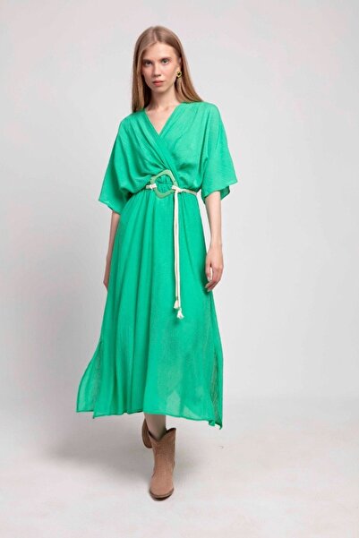 Suziş Γυναικείο φόρεμα με διπλό στήθος - Ζώνη, Standard Size 2782