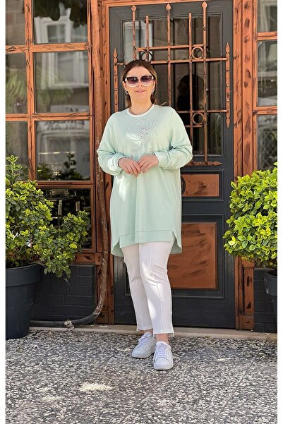 FUAT GÜRSEN Туніка з бісерною обробкою