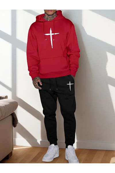 FULL TOLERANCE Plus Printed Hooded Tracksuit