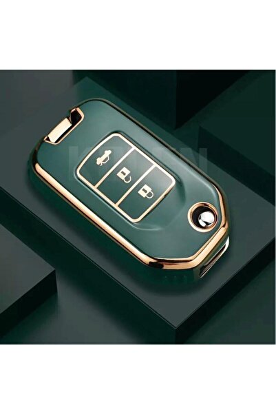 AYZ GARAGE Husă pentru cheie Honda Switchblade din material TPU verde închis