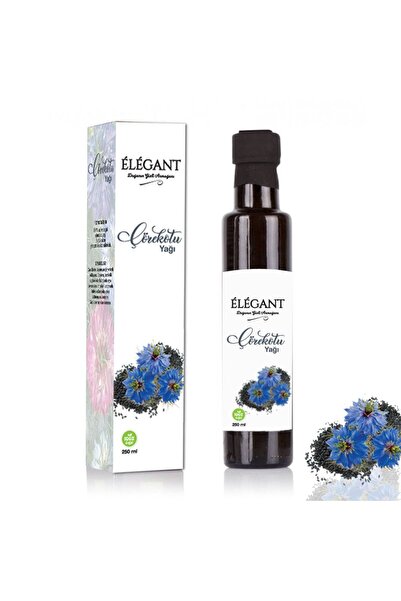 Elegant Çörek Otu Yağı 250 ml - %100 Saf Ve Doğal - Soğuk Sıkım
