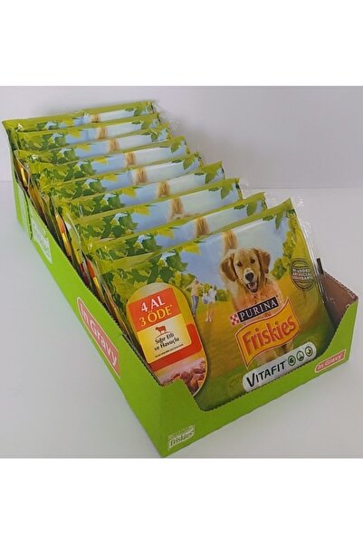 Friskies Friskies Sığır Etli Ve Havuçlu Yaş Köpek Maması 20 Adet x 100 gr