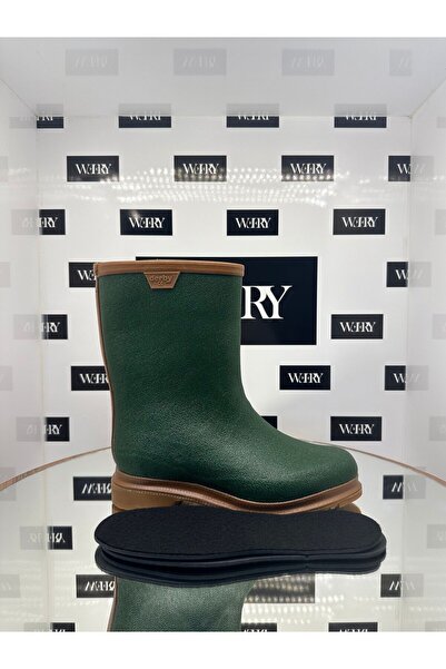 e&e Derby Çizme Kısa Yşl 27 Cm %100 Su Geçirmez Burun Korumasız Ortopedik Tab...