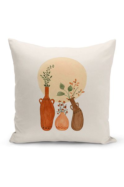 Bertille Home Σειρά Minimalist Digital Printed Κάλυμμα μαξιλαριού διπλής όψης