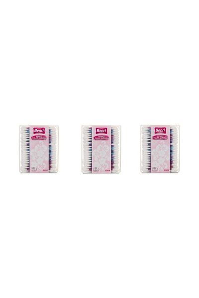 Benri Ear Cleaning Swab Colorful 3 Pieces
