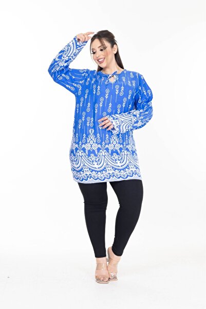 mervemoda Summer Viscose Women's Tunic - Woven