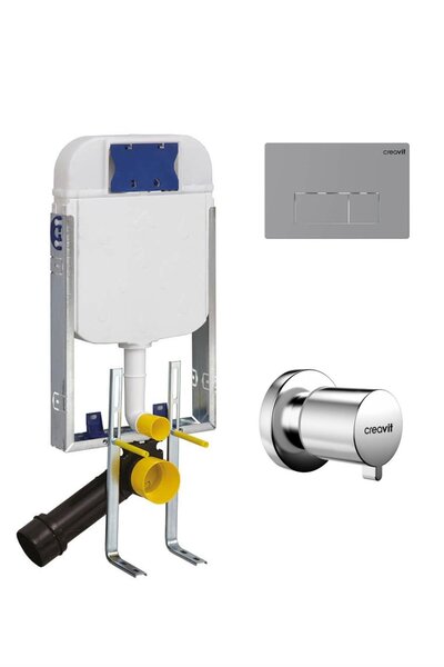 Creavit Gömme Rezervuar Set (GR5001+GP8002+AC50L)