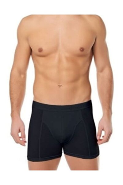 Tutku Pachet de 6 boxeri negri pentru bărbați - 94% bumbac, 6% Lycra