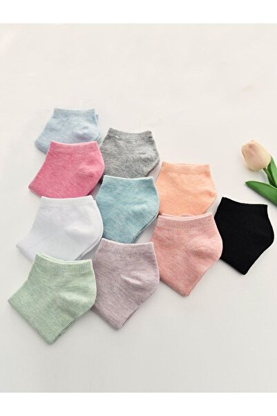 Nobby 8 Pairs Women's Booties Socks Mixed Color